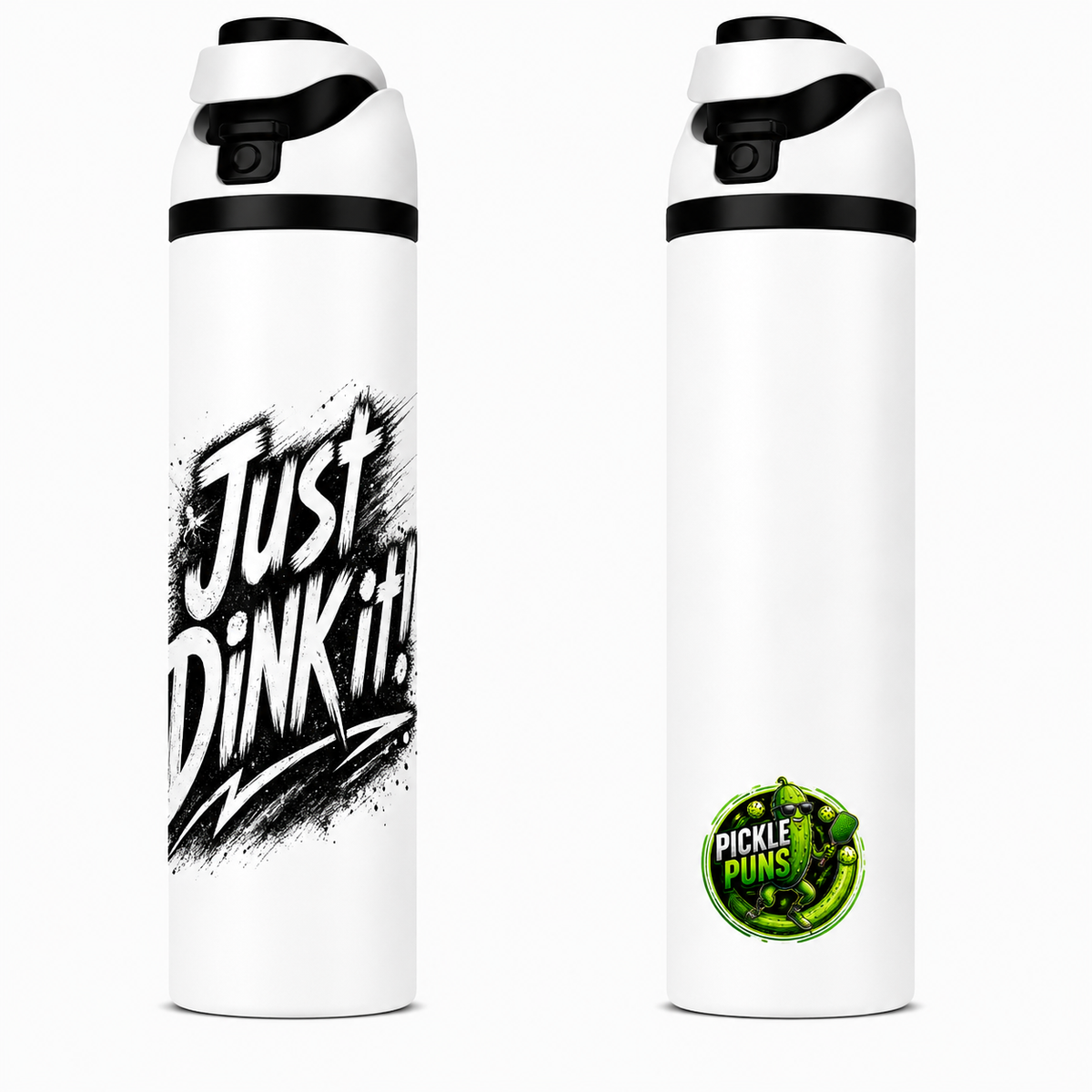 “Just Dink It” 1 Litre Stainless Steel Tumbler