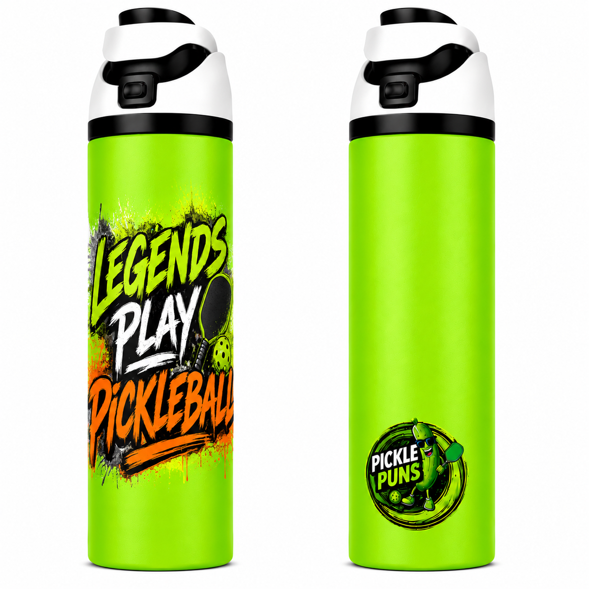 Double Walled 1 Liter Tumbler ~ Legends Play Pickleball