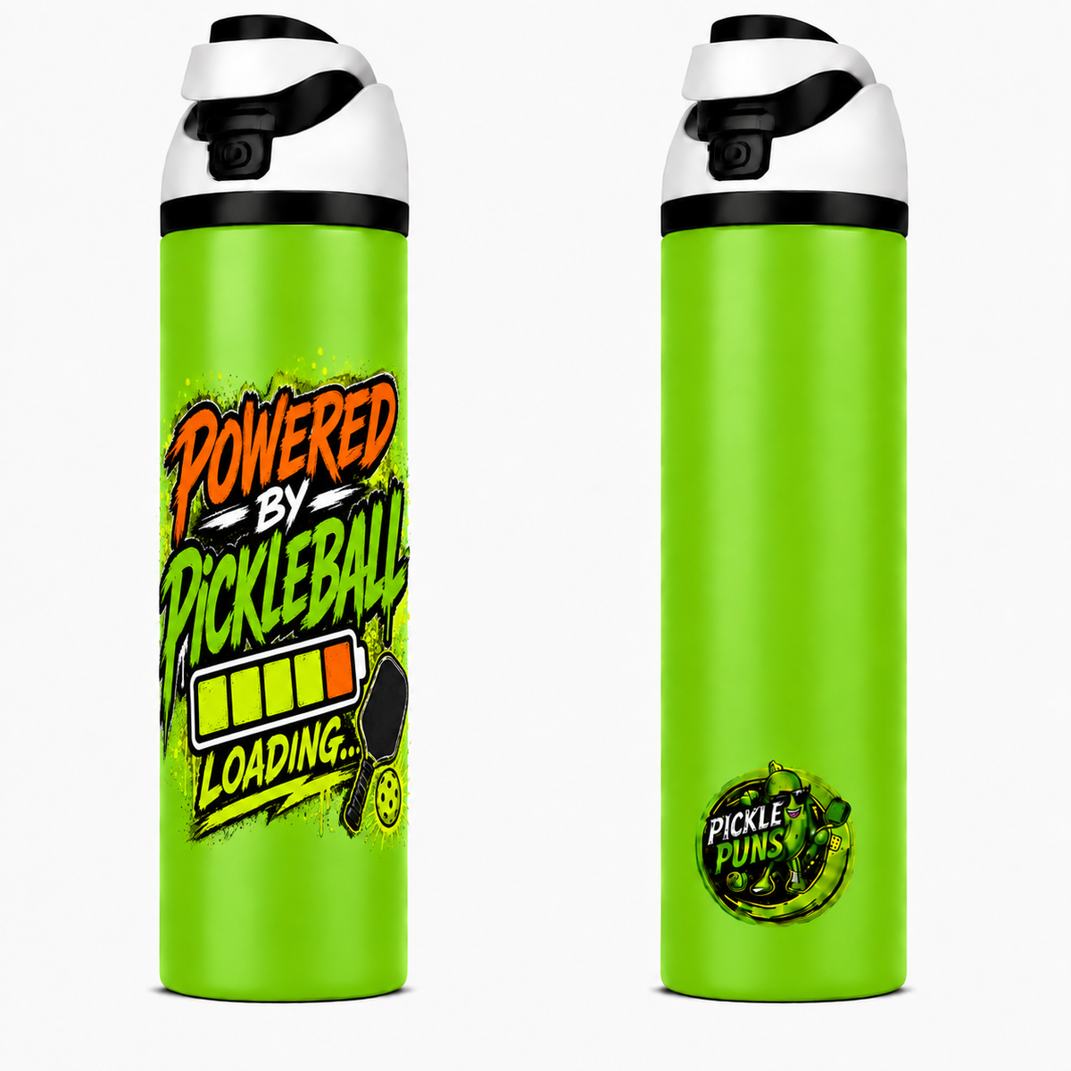 Double Walled 1 Liter Tumbler ~ Powered by Pickleball