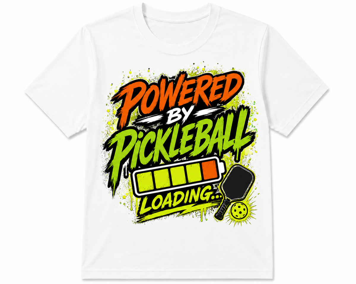 Short Sleeve Polyester Sports Shirt ~ Powered by Pickleball
