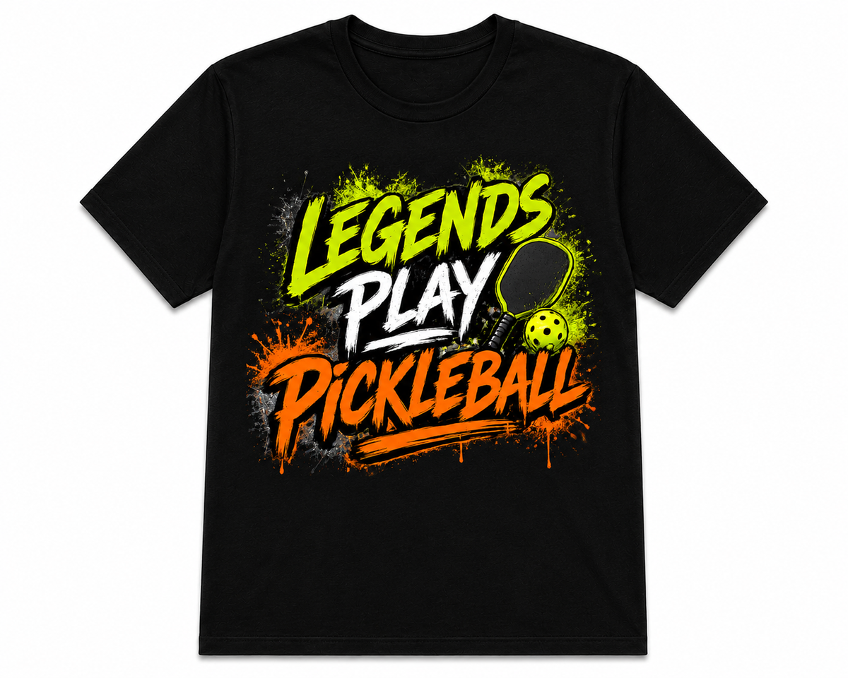 Short Sleeve Polyester Sports Shirt ~ Legends Play Pickleball
