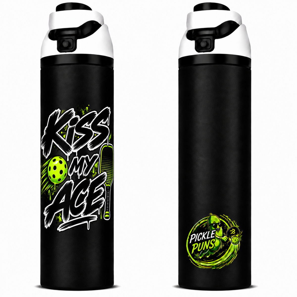 Double Walled 1 Liter Tumbler ~ Kiss my Ace