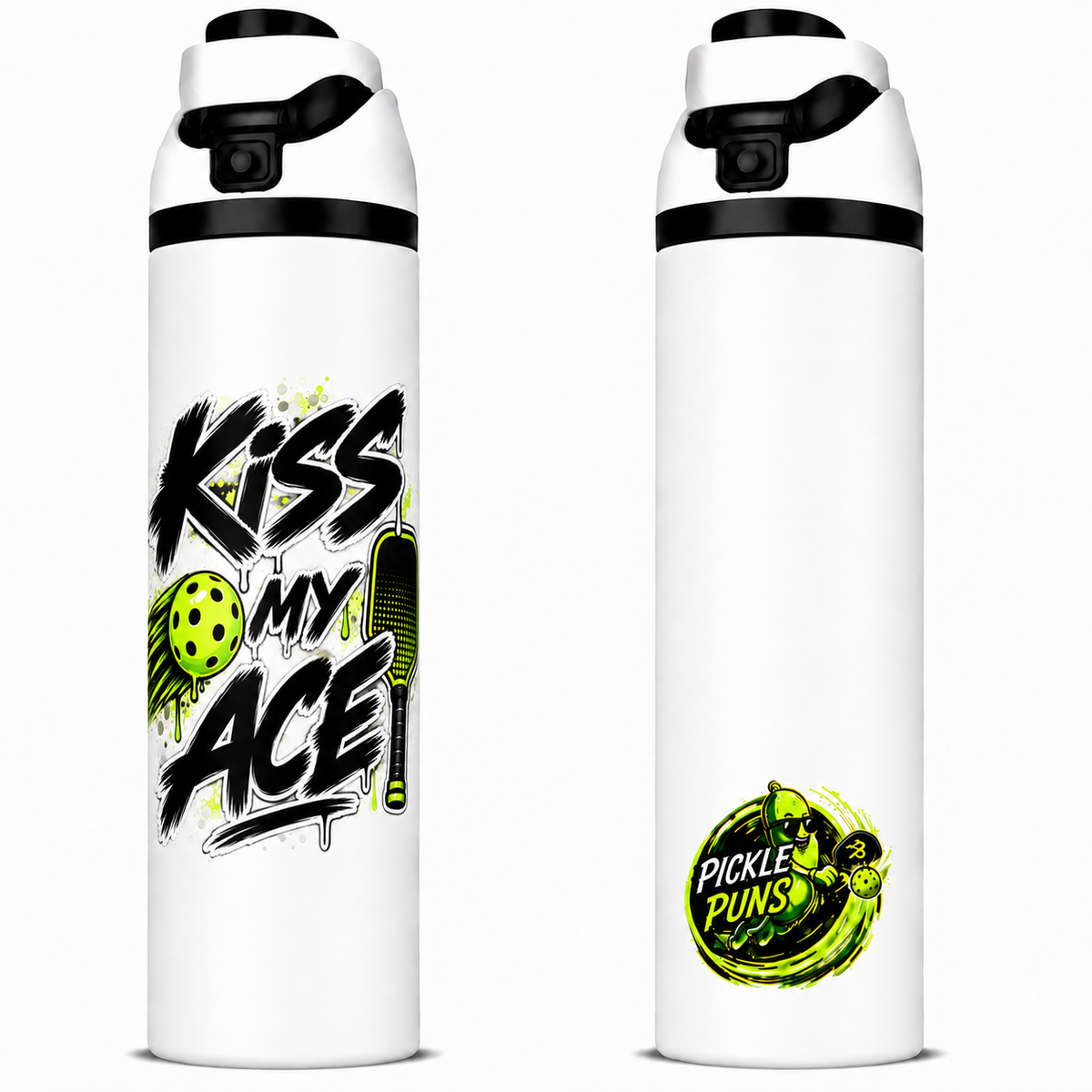 Double Walled 1 Liter Tumbler ~ Kiss my Ace