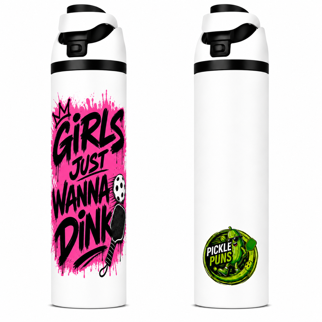 Double Walled 1 Liter Tumbler ~ Legends Play Pickleball