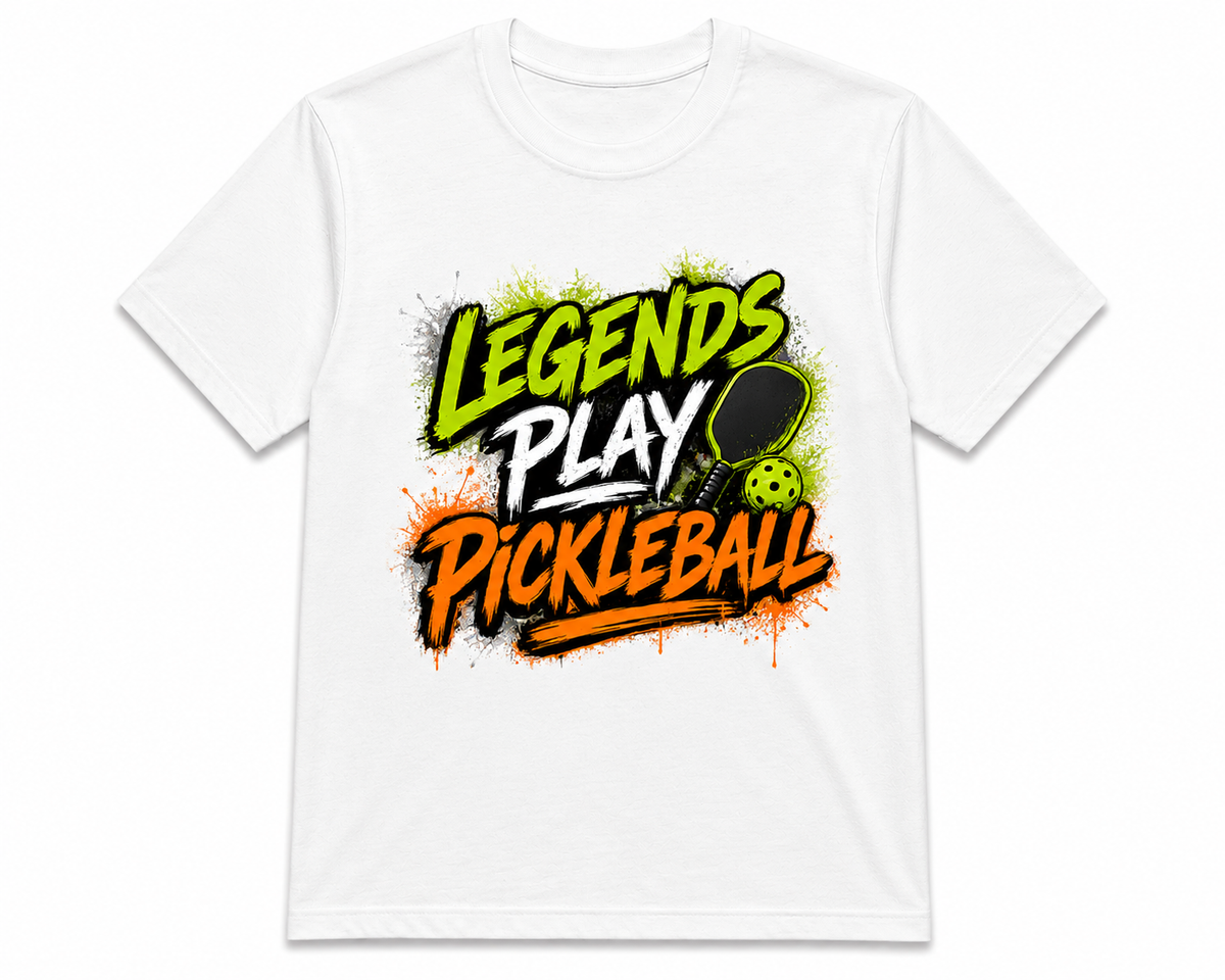 Short Sleeve Polyester Sports Shirt ~ Legends Play Pickleball