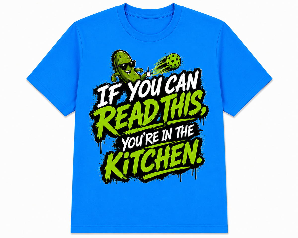 “If You Can Read This” Pickleball Sports Shirt