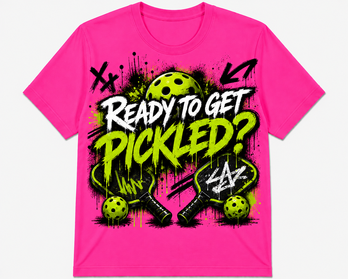 Short Sleeve Polyester Sports Shirt ~ Are You Ready to get Pickled?