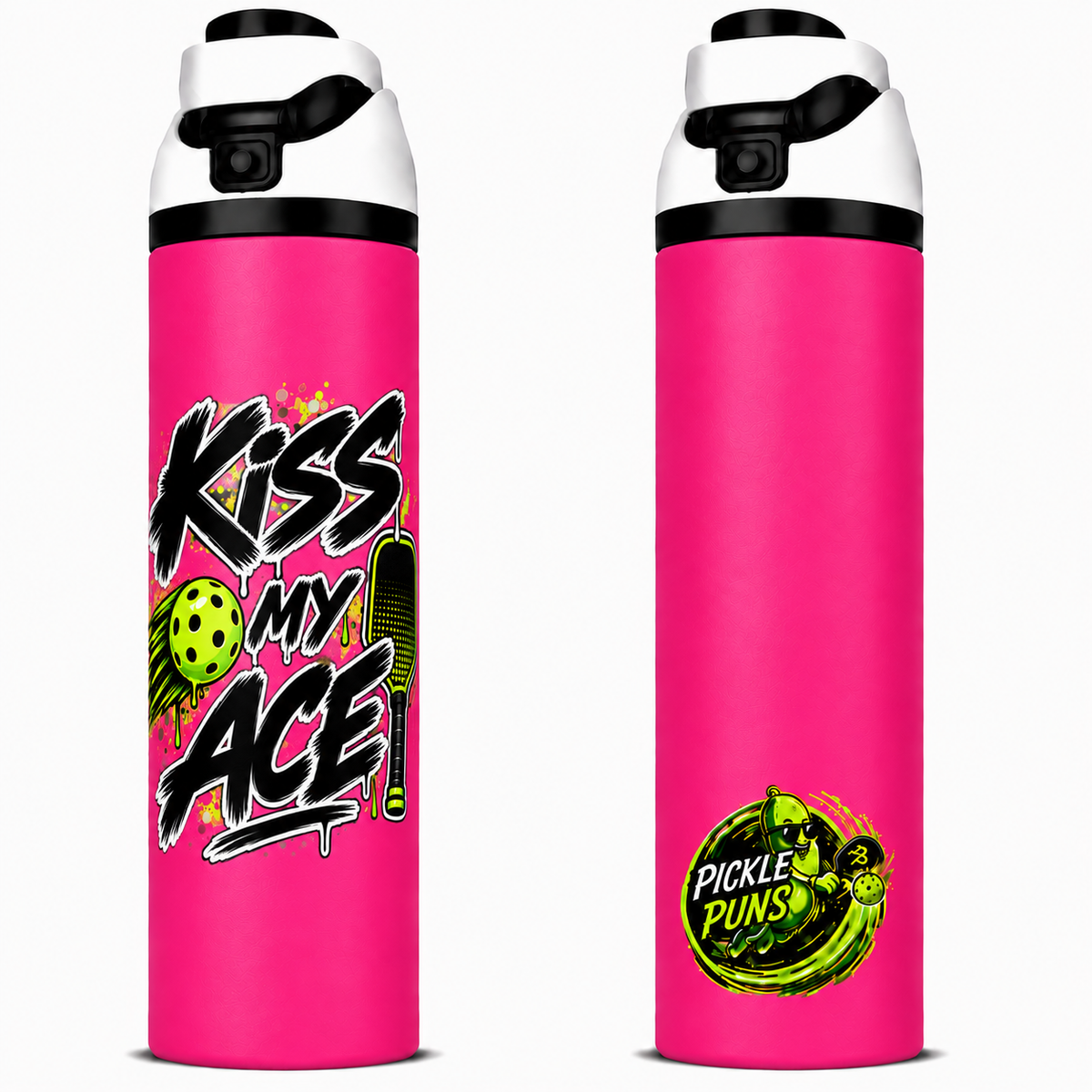 Double Walled 1 Liter Tumbler ~ Kiss my Ace