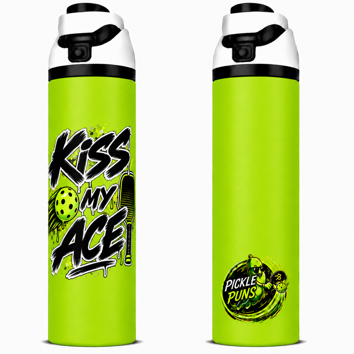 Double Walled 1 Liter Tumbler ~ Kiss my Ace